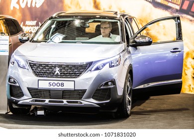 2018: Metallic Silver New Peugeot 5008 At Poznan Images, Stock ... 2018: Metallic Silver New Peugeot 5008 At Poznan Images, Stock ...