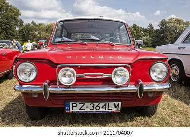 POZNAN, POLAND- MAY 29, 2021: The Hillman Imp is a small economy car that was made by the Rootes Group and its successor Chrysler Europe from 1963 until 1976. Revealed on 3 May 1963.