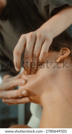 Practitioner applies delicate touch to realign jaw joint