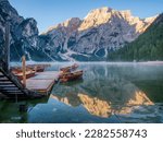 The Pragser Wildsee, or Lake Prags, Lake Braies (Italian: Lago di Braies; German: Pragser Wildsee) is a lake in the Prags Dolomites in South Tyrol, Italy.