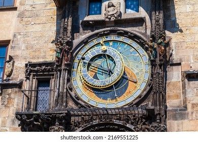 The Prague Astronomical Clock, or Prague Orloj. It is a medieval clock located in Prague, Czech Republic