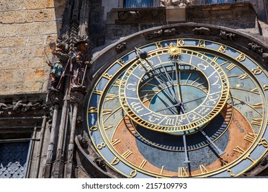The Prague Astronomical Clock (Orloj) of the Old Town Hall of Prague