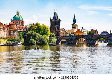 Prague Charles Bridge - Shutterstock ID 1250864503