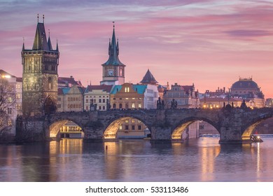 Prague - Charles Bridge Sunset