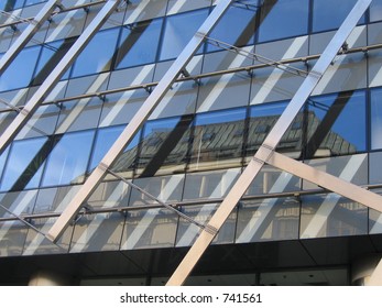 Prague City Reflections Texture