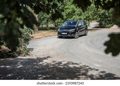 PRAGUE, THE CZECH REPUBLIC, 22. 6. 2021: Black Citroen C4 Picasso