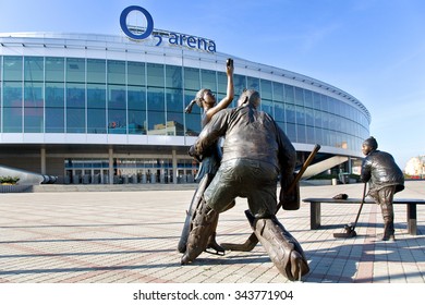 PRAGUE, CZECH REPUBLIC - JUN 1, 2014: Sport and Cultural Stadium O2 Arena - Vysocany, Prague, Czech Republic. The second-largest ice hockey arena in Europe