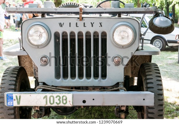 Prague,
Czech Republic, May 26, 2018,Jeep Willys MB was an American light
commercial vehicle that was born in World War
II