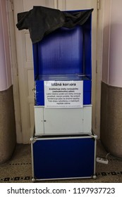 Prague, Czech Republic, September 26, 2018: Wilson Cloud Chamber