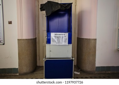 Prague, Czech Republic, September 26, 2018: Wilson Cloud Chamber