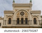 PRAGUE, CZECH REPUBLIC. Spanish Synagogue in Prague. It is is a Moorish Revival synagogue owned by the Jewish Museum of Prague, and is used as a museum and concert hall.