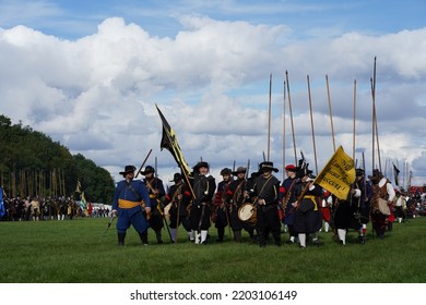 Prague, Czechia - September 17, 2022: Battle Of White Mountain (Bitva Na Bílé Hoře) Historical Reenactment