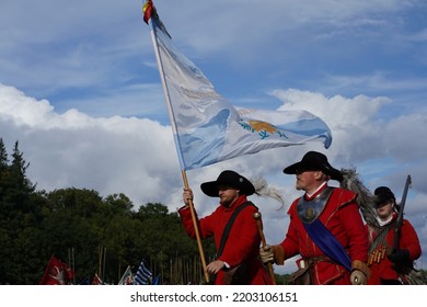 Prague, Czechia - September 17, 2022: Battle Of White Mountain (Bitva Na Bílé Hoře) Historical Reenactment