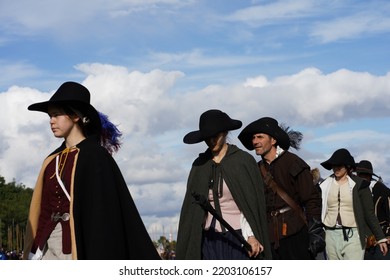 Prague, Czechia - September 17, 2022: Battle Of White Mountain (Bitva Na Bílé Hoře) Historical Reenactment