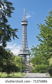 Prague Lookout Tower On Petrin Hill