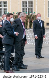 PRAGUE - MAY 10: Czech President Milos Zeman During COVID-19 Commemorative Event In Prague, Czech Republic, May 10, 2021.