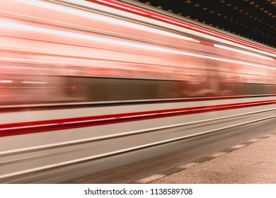 Prague Metro Train