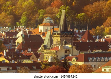 Prague Old Town In Autumn Sun