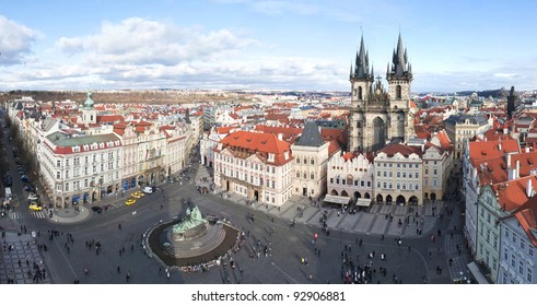 Prague, Old Town Square. Staromestske Namesti