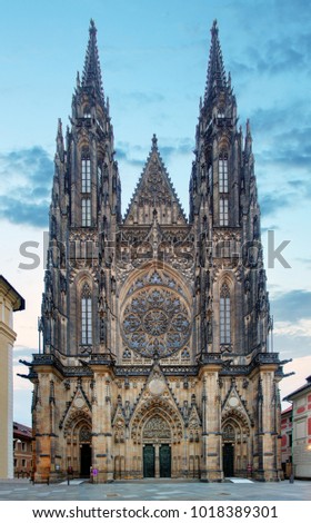 Prague - St. Vitus cathedral in Castle