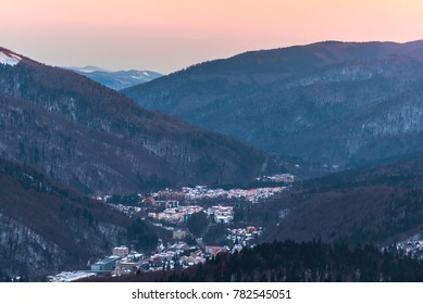 Prahova Valley At The Sunset