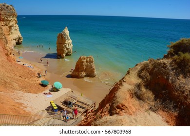 Praia da Rocha entrance, Portimão, Algarve, Portugal
