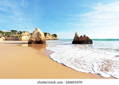 Praia Tres Irmaos In Alvor Portugal