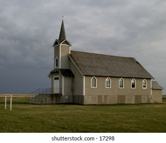 Praire Church Against Stormy Sky Stock Photo 17298 | Shutterstock