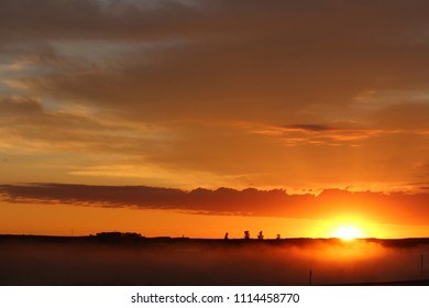 Prairie Dawn Near Moose Jaw