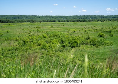 Prairie grassland view from the Seppmann Mill in Minneopa State Park - Mankato Minnesota - Powered by Shutterstock