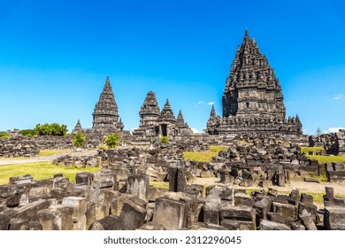 Prambanan temple near Yogyakarta city, Central Java, Indonesia