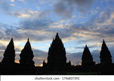 Prambanan Temple In Te Afternoon