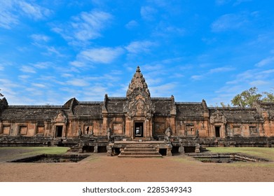 Prasat Hin  Phanom Rung, Burirum Thailand, Ancient sites of Thailand, religious place built with stone. - Powered by Shutterstock