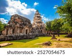 Prasat Hin Phanom Wan is a Khmer era castle located in a historical park. Nakhon Ratchasima Province, Thailand