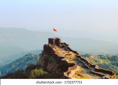 Pratapgarh Fort, A Historic Maratha  Fort In The Western Ghats.