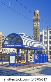 Pratt Street Metro Stop, Baltimore, Maryland