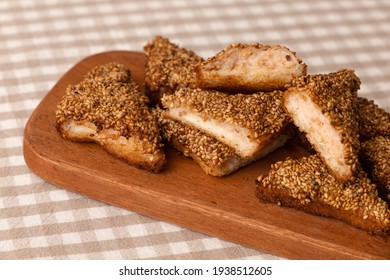 Prawn Toast, Shrimp Toast With Sesame