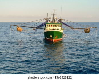 Prawn Trawler In The Gulf Of Carpentaria, Australia