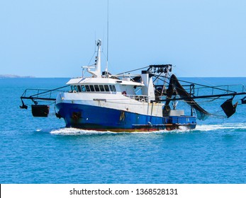 Prawn Trawler In The Gulf Of Carpentaria, Australia