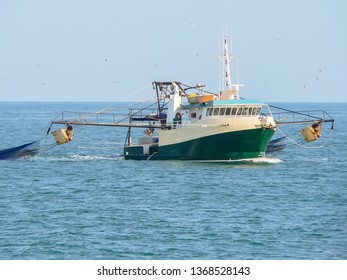 Prawn Trawler In The Gulf Of Carpentaria, Australia