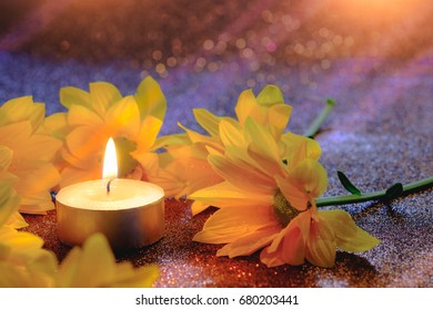 8,921 Memorial candles flowers Images, Stock Photos & Vectors ...