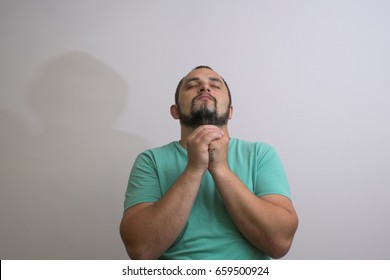 Prayer. Man.