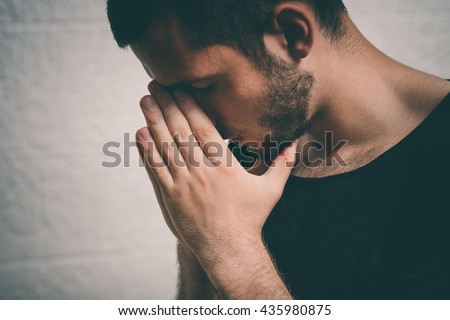 Prayer. Man.