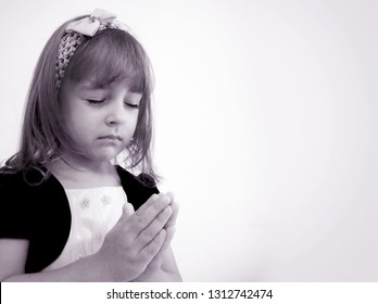 Praying Girl Pray You Stock Photo 1312742474 | Shutterstock