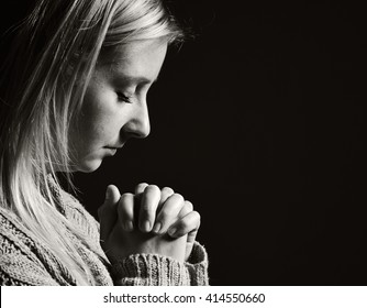 Praying Family Man Woman Child Many Stock Photo (Edit Now) 284654264