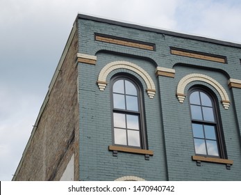 Pre 1900's Top Floor Building Corner In Greenville, Michigan