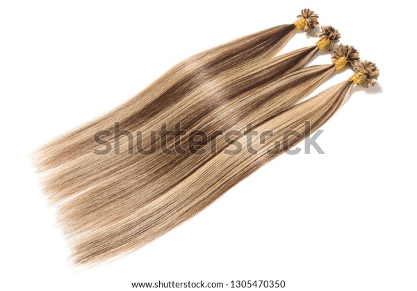 Pre Bonded Remy Straight Nail Tip Stock Photo Edit Now
