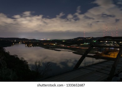 Pre Dawn At 360 Bridge Austin Texas