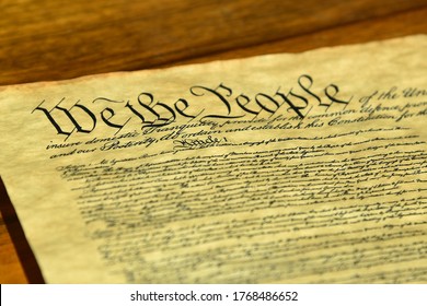 Preamble To The US Constitution Stating We The People