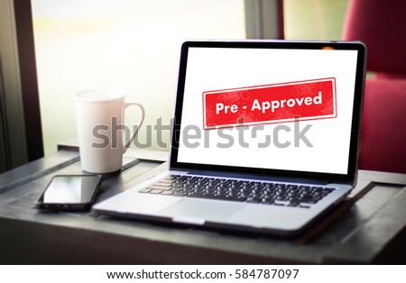 Pre-Approved Choice Mark Selection CUSTOMIZE Status Option and CUSTOMS